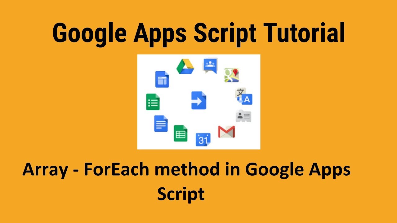 Apps Script Foreach? Trust The Answer - Brandiscrafts.com