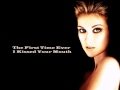 Celine Dion-The First Time Ever I Saw Your Face With Lyrics