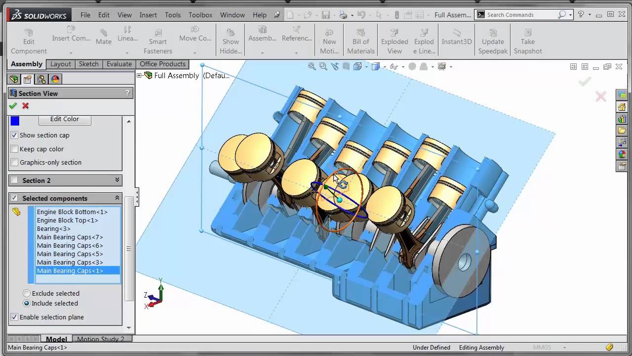 SolidWorks Tutorial - Section View Scope - YouTube