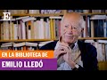 En la biblioteca de Emilio Lledó: 