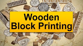 Block Printing - Wooden blocks for painting on Fabric - block manufacturing and printing