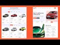 Create A Responsive Car Rental Website Using HTML CSS And JavaScript