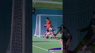 【フットサル】「個サルのセットプレー」 個サルでちょっとカッコいいプレー_362｜A little cool moments of Futsal court in  japan｜#shorts