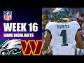 Eagles vs. Commanders Week 16 - Madden 24 Simulation Highlights (Updated Rosters)