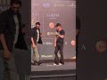 the sheer respect ranadaggubati touches feet of srk shorts bollywood actor mumbai