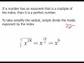 Simplifying Radicals (Algebra 2)