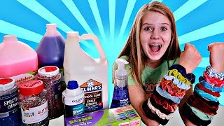 Colored Scrunchies Pick My Slime Ingredients Challenge! Nessa Grace