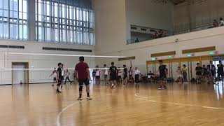 2019/06/08 北心盃男排 輔大臨心 vs 中原心理 1-2