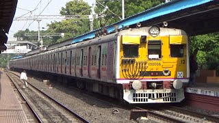 Bandel-Howrah + Howrah-Barddhaman EMU Local Train Arrive \u0026 Depar Chuchura Station | Eastern Railway