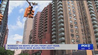 Average rent in Manhattan tops $5,000 for first time ever