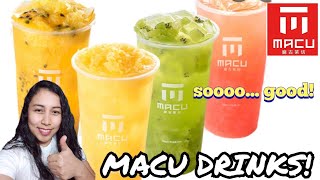 MACU DRINKS | TAIWAN MILKTEA | TASTE TEST🇹🇼