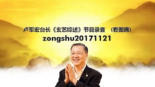 zongshu20171121 卢军宏台长《玄艺综述》节目录音  (看图腾)