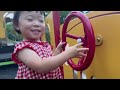 公園の遊具で遊んだよ！外遊びデイ！　“fun day at the park playing on the playground ”