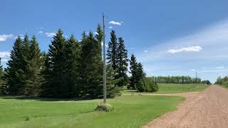 Thorhild County Alberta Canada (Driving the backroads and seeing Beautiful Country side)