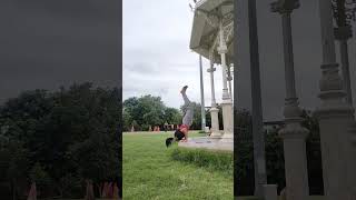handstand pushups in park | hspu | pushups | #trending #shorts #viral #viralshorts #youtubeshorts