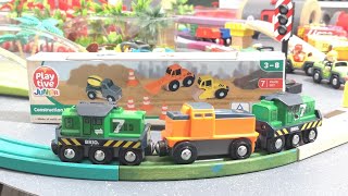 Concrete Mixer, Excavator Road Roller  Construction Vehicles Toys Brio Subway Thomas Wooden Railway