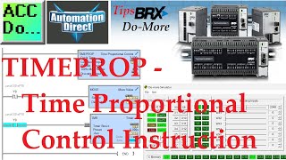 Do-More TIMEPROP - Time Proportional Control Instruction