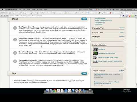 How to Change Your Name in Florida How to Change Your Name in Florida