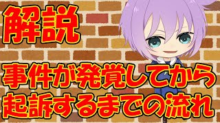 【０から学ぶ法律】事件が発覚してから起訴するまでの流れ【解説動画】