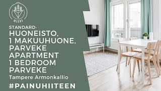 Standard-huoneisto, 1 makuuhuone | Standard Apartment, 1 Bedroom | Hiisi Homes Tampere Armonkallio