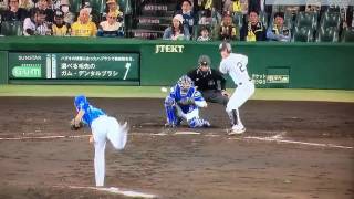 4月27日　阪神タイガースVS横浜DeNAベイスターズ　キャンベル　来日初ヒット