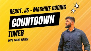 ReactJs Interview Question - Machine Coding - Countdown Timer