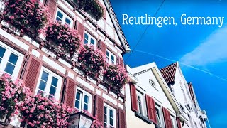 Reutlingen City Center Walk | Reutlingen, Germany Walking Tour | 4k | Baden-Württemberg