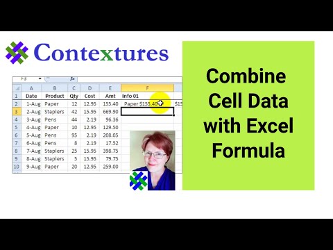 Combine Cell Data in Excel Without Concatenate Combine Cell Data in Excel Without Concatenate