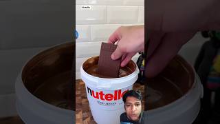 Nutella everyday #shorts #nutella #nutellachocolate #trending #amazing #chocolate #nutellaasmr