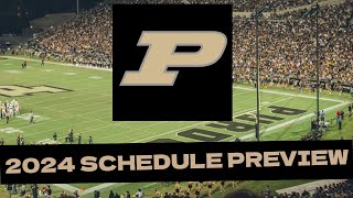 Purdue 2024 College Football Schedule Preview/Projected Record