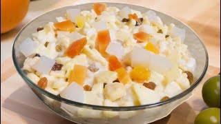SPECIAL FRUIT CHAAT RECIPE | CREAM CHAAT RECIPE | QUICK AND EASY CREAM FRUIT CHAAT BY Merry vlog