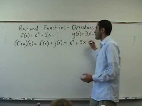 Algebra 2 - Operations on Functions (f o g)(x) Algebra 2 - Operations on Functions (f o g)(x)