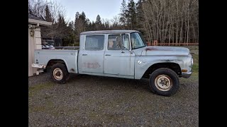 1963 IHC International Travelette Crew Cab 4x4 Short Bed 1100  - SOLD!