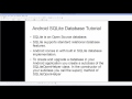 Android SQLite Database Tutorial 1 # Introduction + Creating Database and Tables Part 1   YouTube