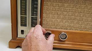 Vintage 1950’s Zenith Wood Table Top Radio 2-2345 Tube Radio AM-FM Radio Test