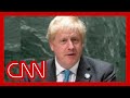 'Grow up': Boris Johnson urges the world to face climate change in UNGA speech