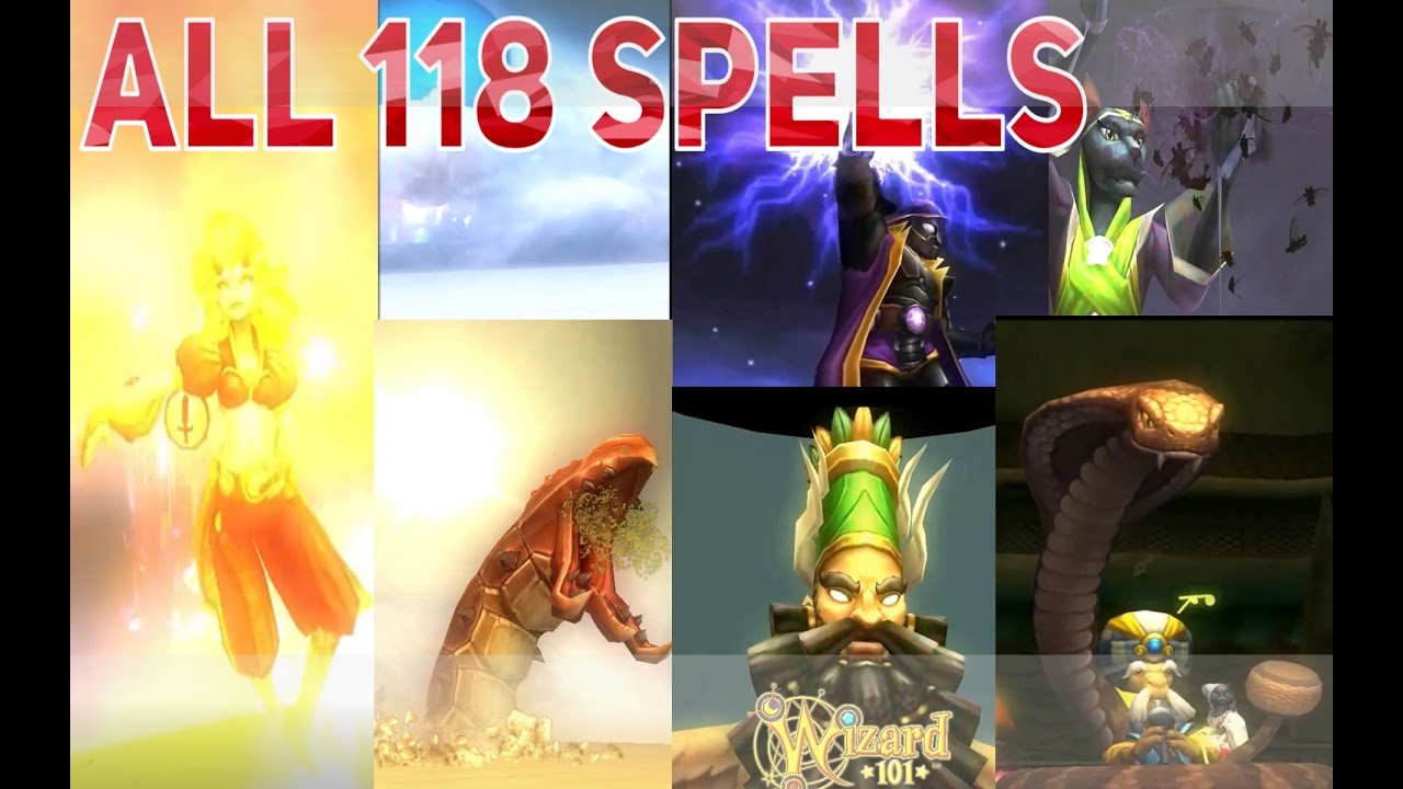 Wizard101: ALL Level 118 Spells! (HD) - YouTube