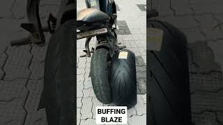 240/45/R17 Ducati tyre fitted in ktm rc390 #buffingblaze dm 7006300294