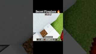 minecraft Secret Fireplace 🔥