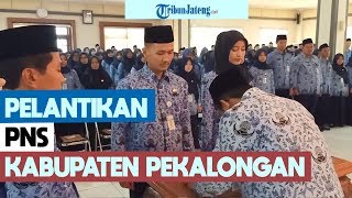 Bupati Asip Lantik Ratusan PNS Pemkab Pekalongan