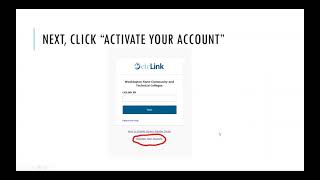 ctcLink Account Activation - Grays Harbor College