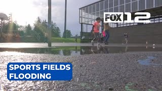 Flooding sports fields cause big problems in Gaston