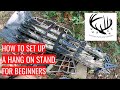 How to set up a Hang on mobile tree stand!