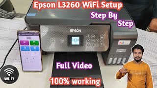 Epson L3260 WiFi Setup in Mobile | Epson L3260 WiFi Setup Step By Step 100% Working