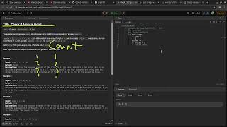 Leetcode easy problem 2784. Check if Array is Good | devops python practice