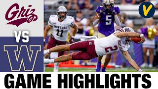 Montana vs #20 Washington  | Week 1 | 2021 College Football Highlights
