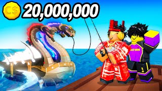 Can We Make $20,000,000 In 1 Hour? (Roblox Fisch)