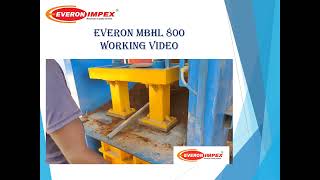 Mud brick machine presentation by Everon impex 9843762454