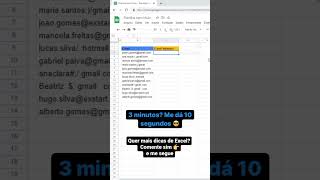 Como validar e-mail no Google planilhas #cursodeexcel