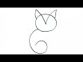 how to draw a fox easy step by step for beginners with Number 6 and Letter M //fox easy step by step